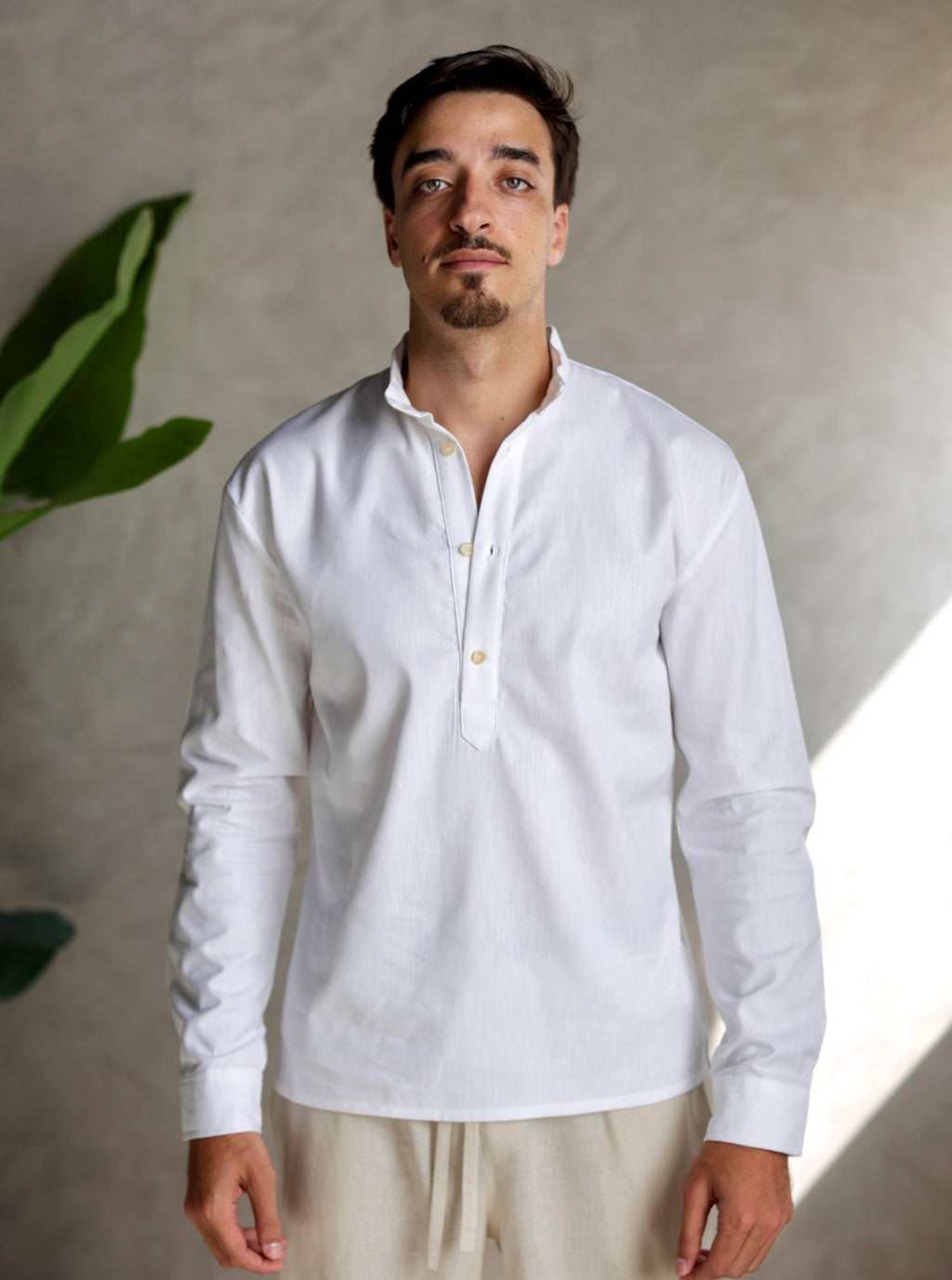 Linen Henly Shirt White