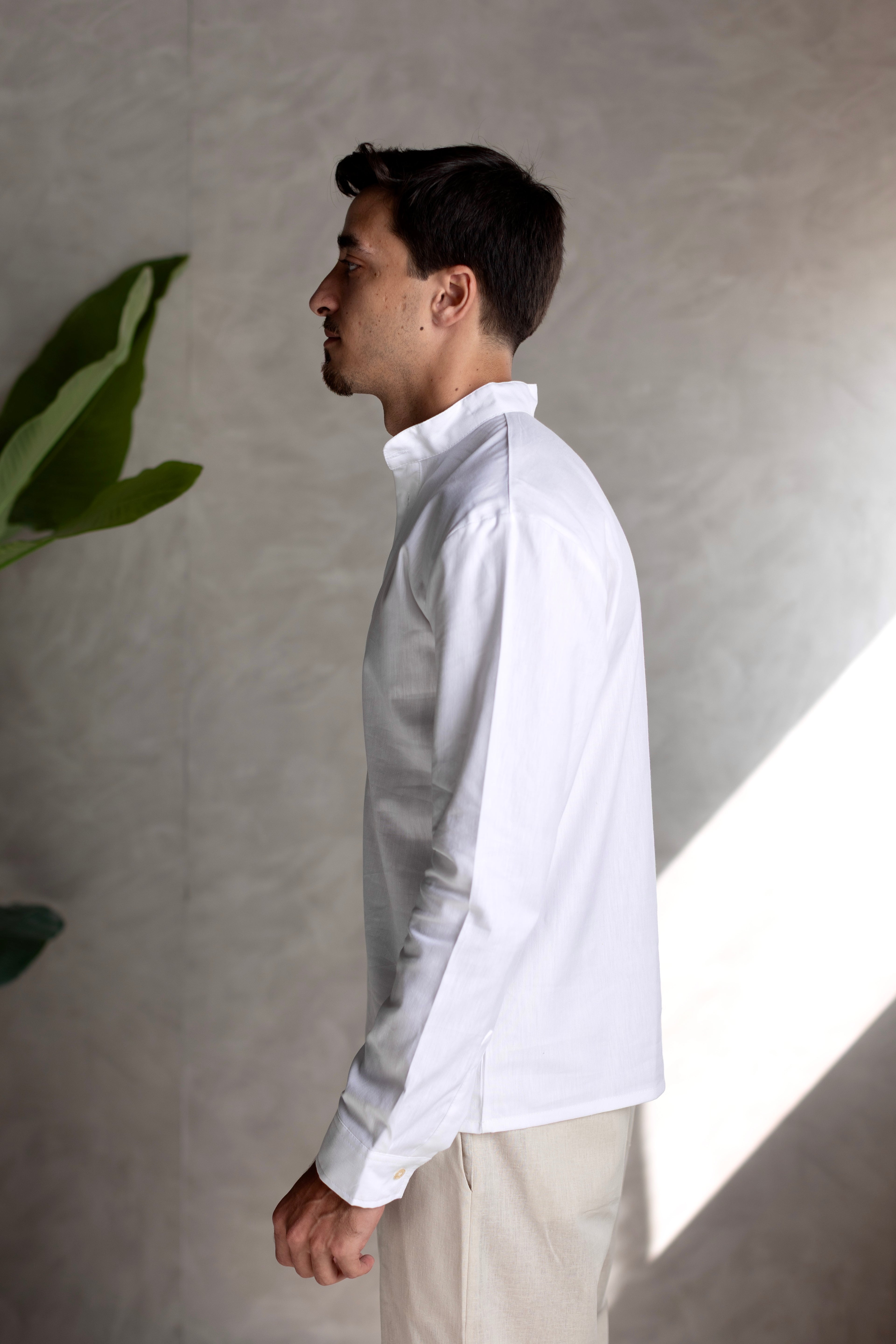 Linen Henly Shirt White