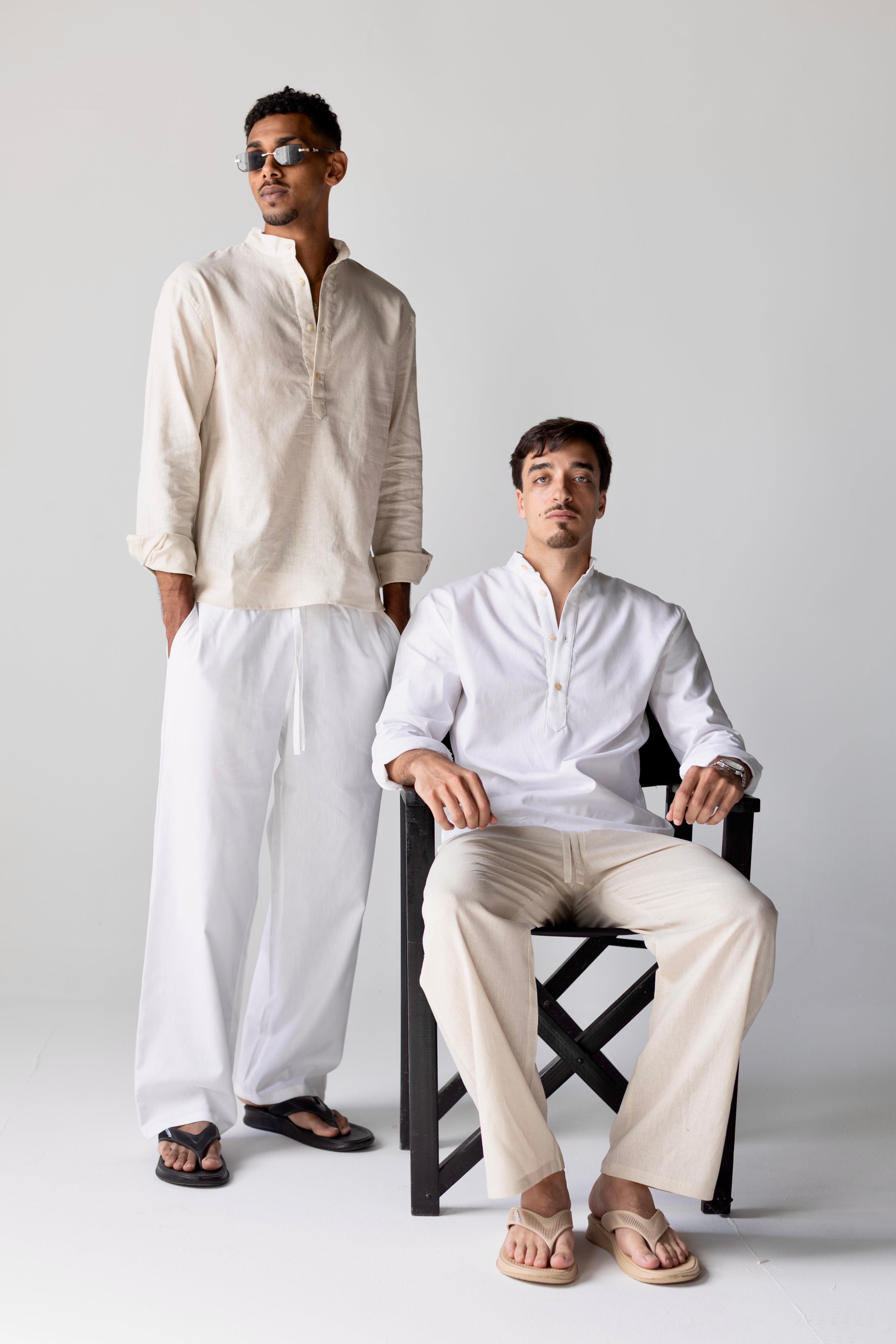 Linen Henly Shirt White
