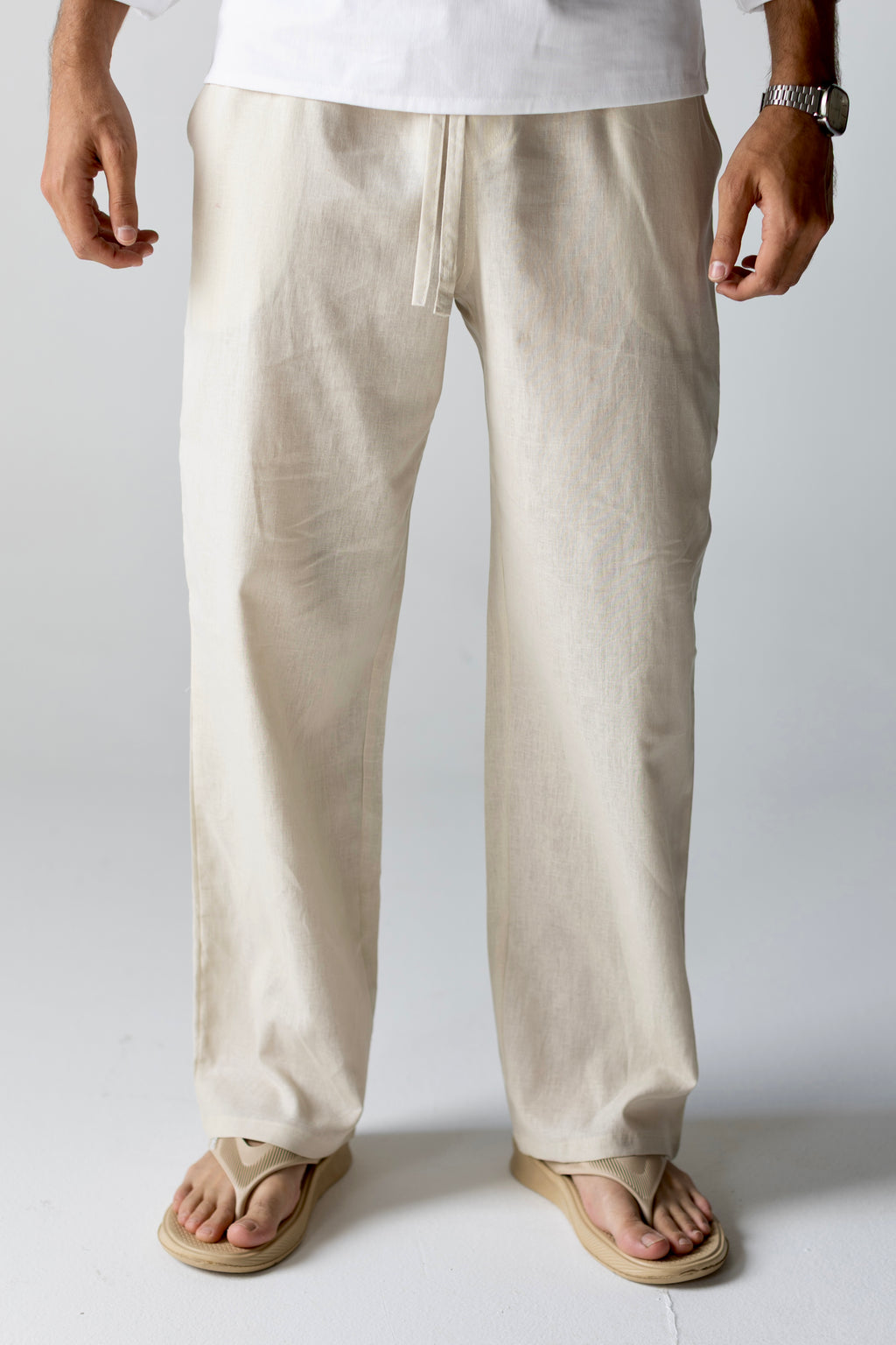 Linen Pants Beige