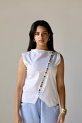 Linen Button Shirt White