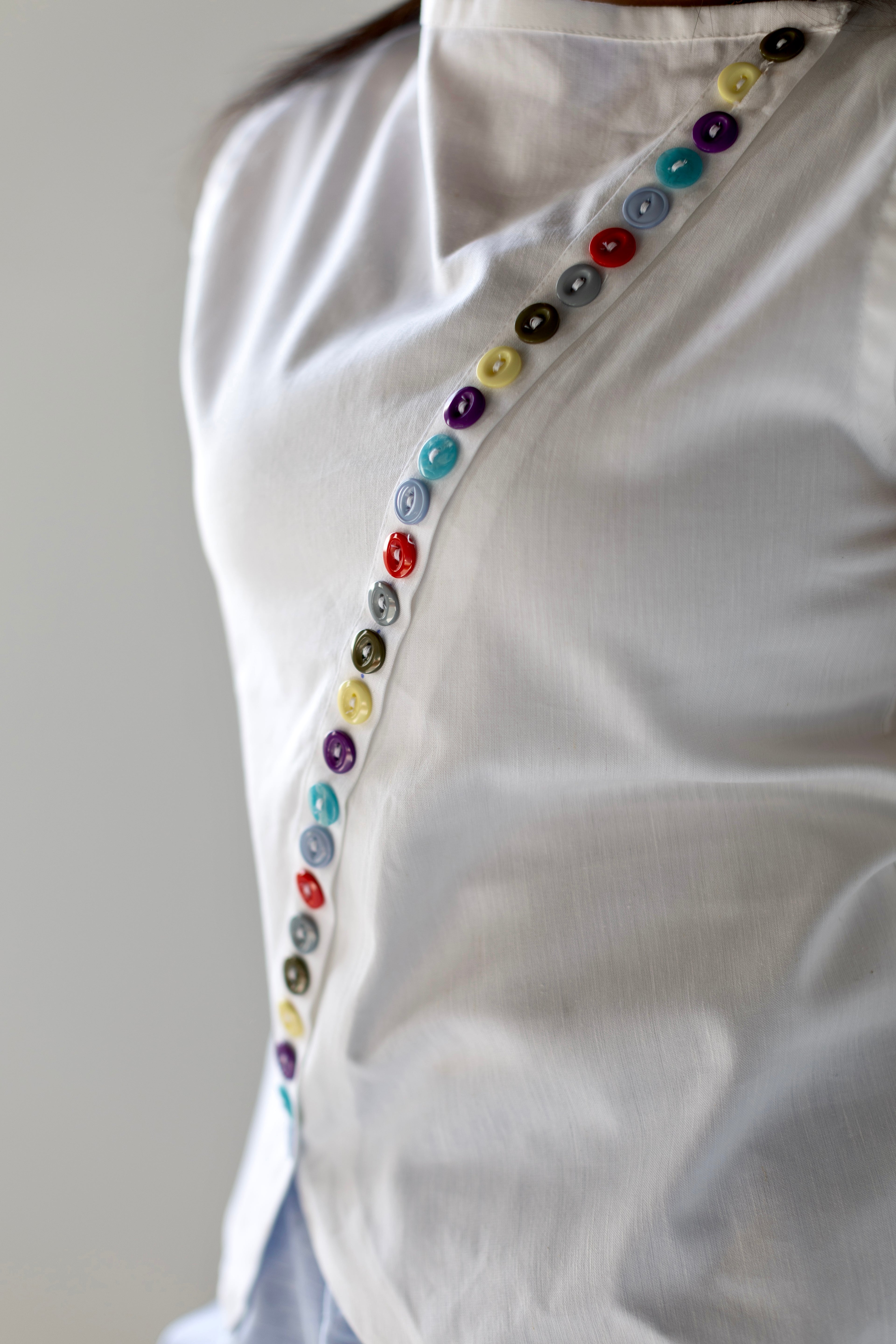 Linen Button Shirt White