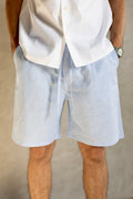 Linen Shorts Light Blue