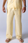 Linen Pants Yellow